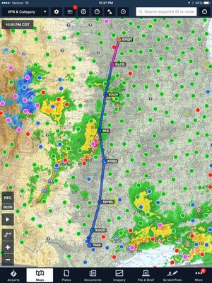 Dodging thunderstorms across Kansas