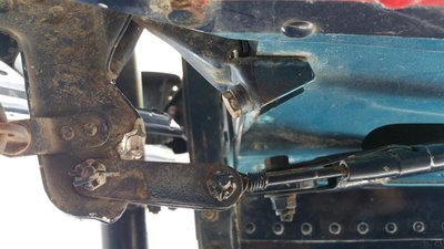 Smashed bell crank stop
