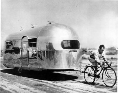 1947 Airstream Ad, Easy to Pull