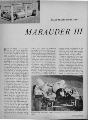1966 Hornet Marauder article p.1