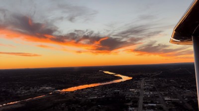 Sunset over Llano, TX